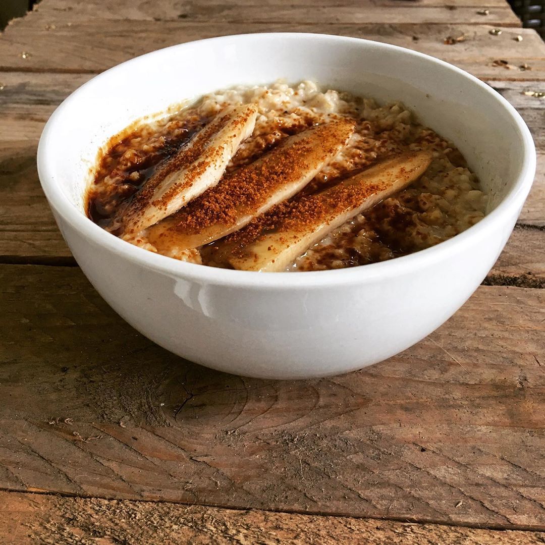 Warm Cinnamon Banana Porridge