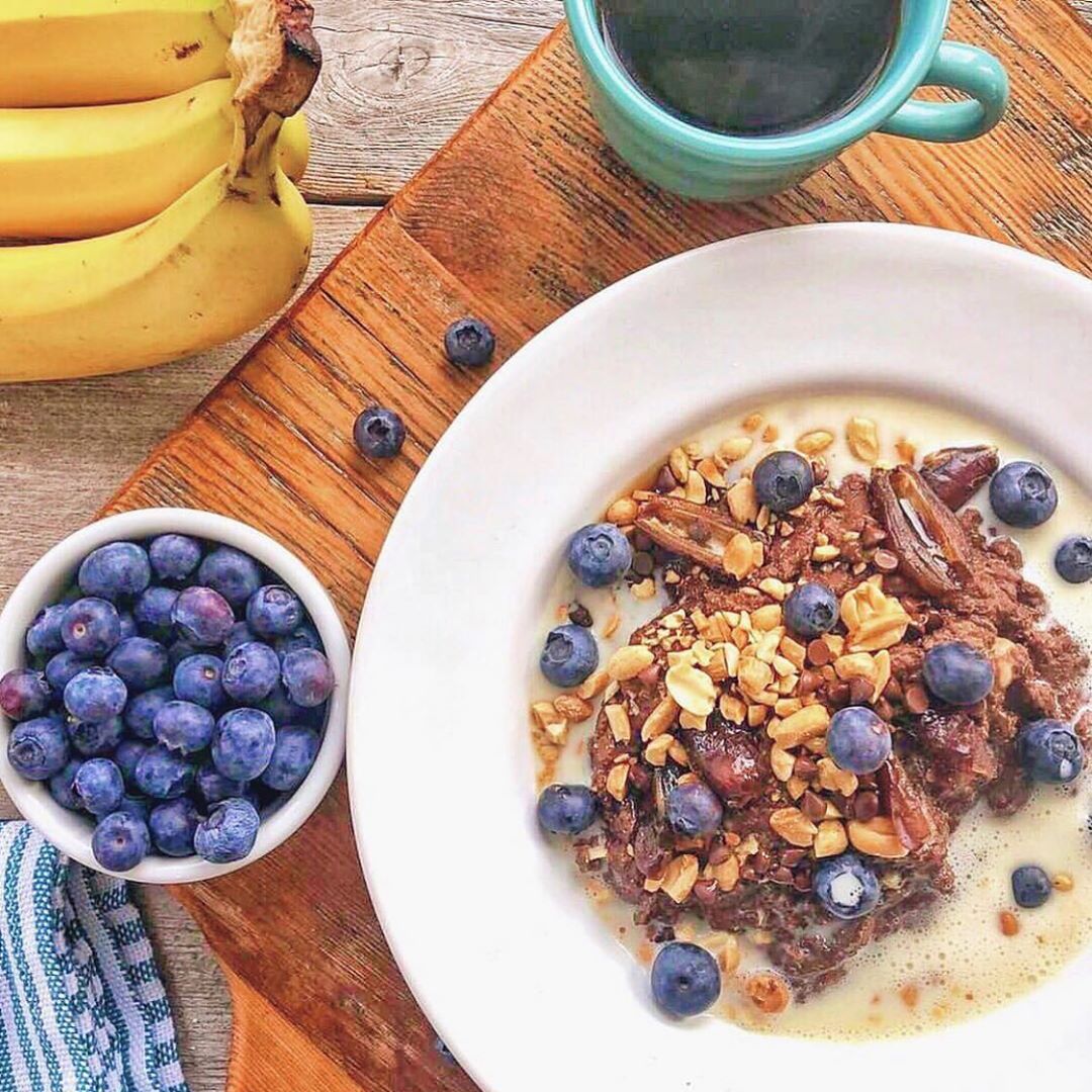 Chocolate Quinoa Flakes Breakfast