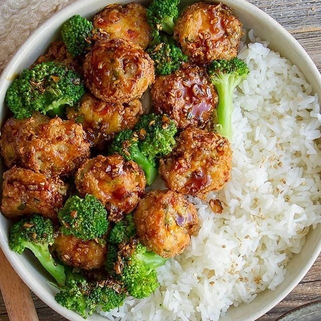 Homemade Teriyaki Tofu Balls