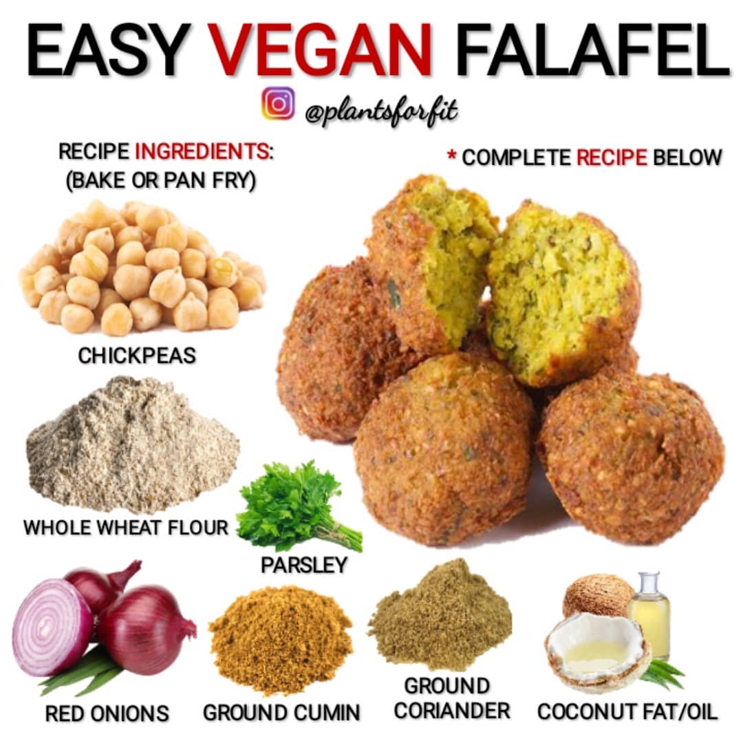 Easy Vegan Falafel with Chickpeas and Spices
