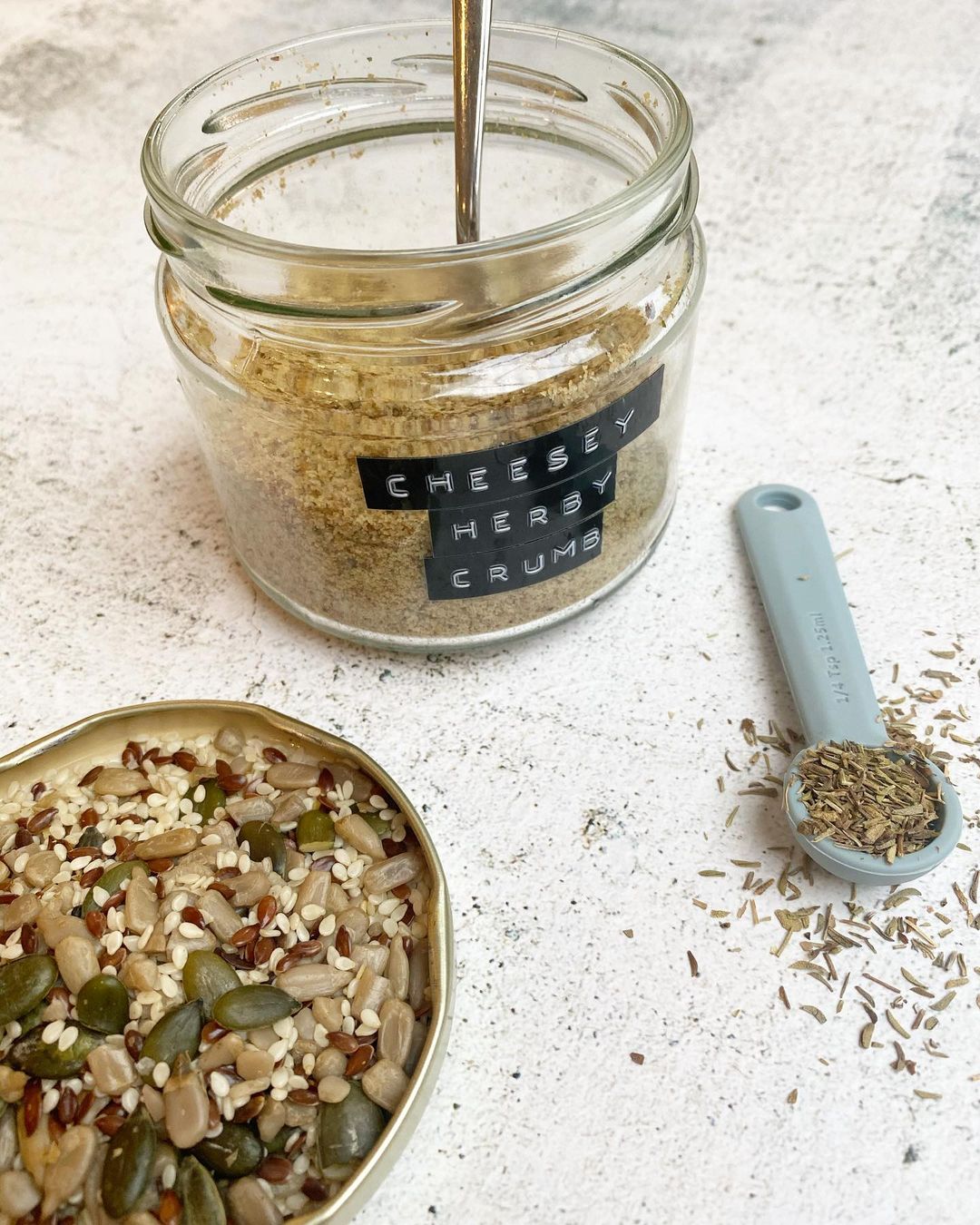 Magic Cheesy Herby Sprinkle Pasta Topper