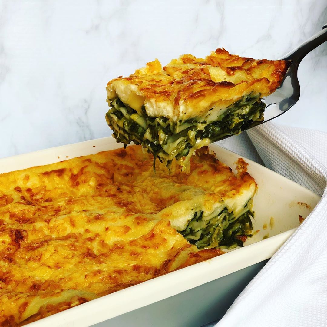 Leek and Spinach Lasagne with Béchamel