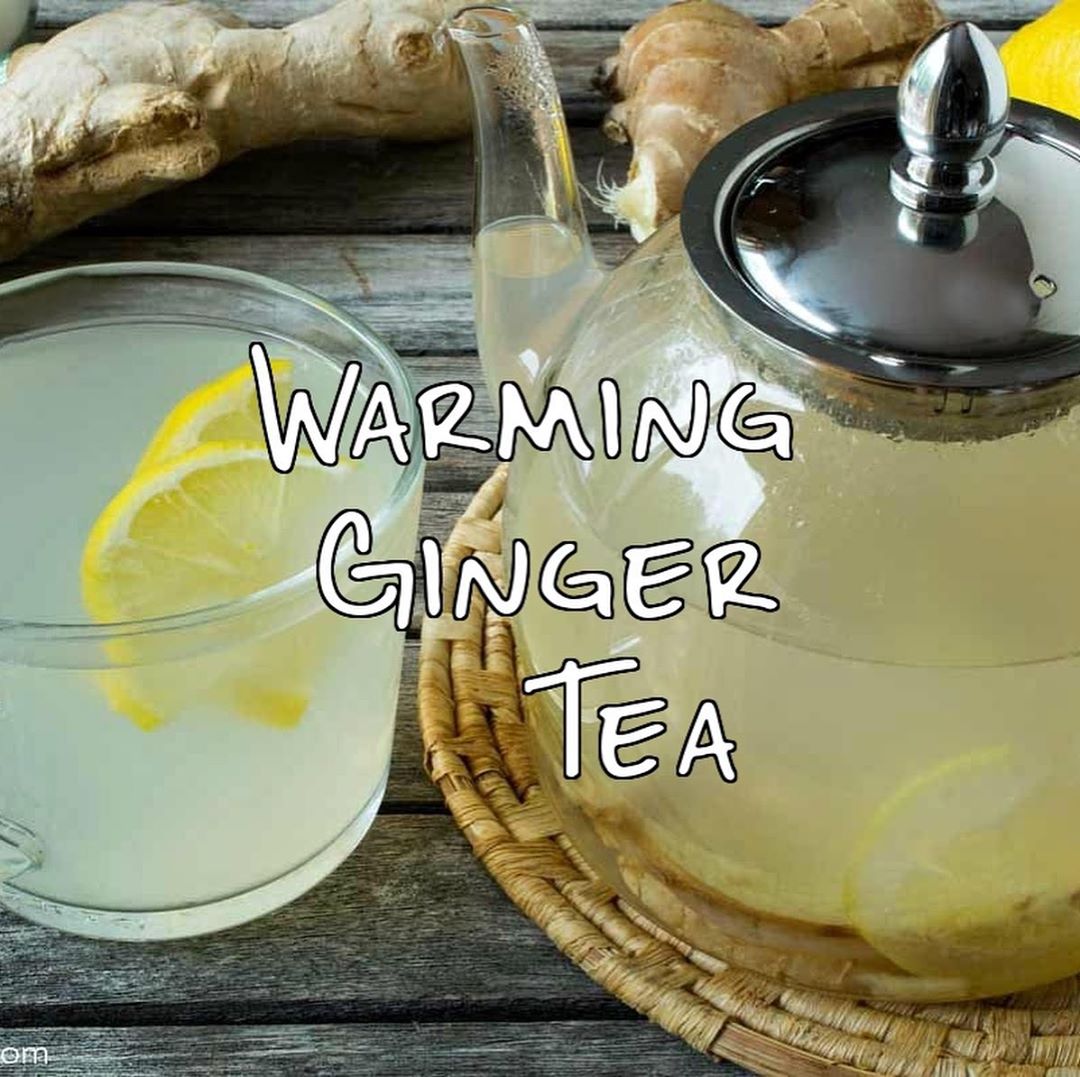 Fresh Ginger Tea for Sore Throat Relief