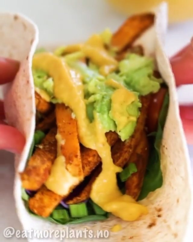 Sweet Potato Fries Tacos