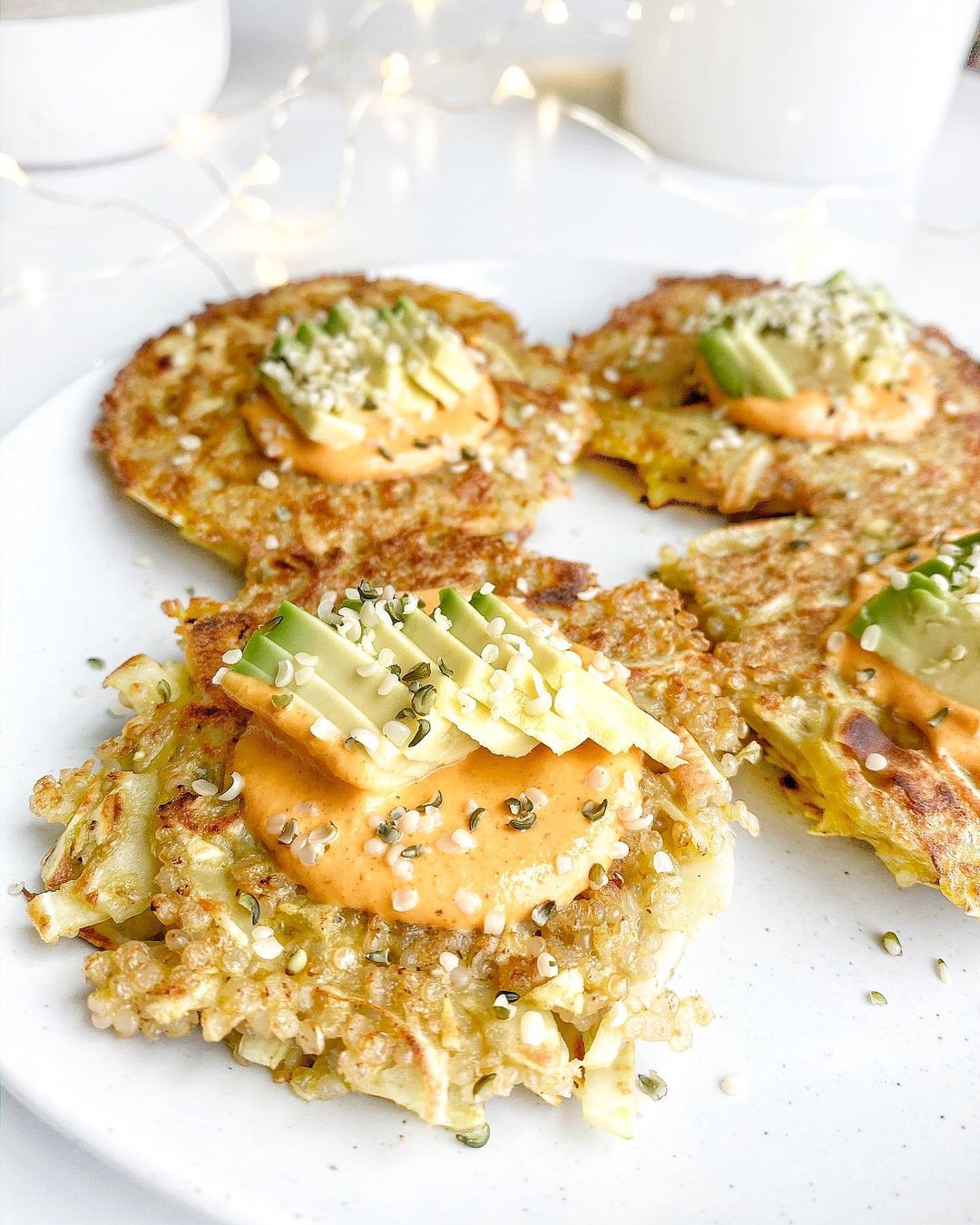 Sweet Potato Quinoa Hash Browns