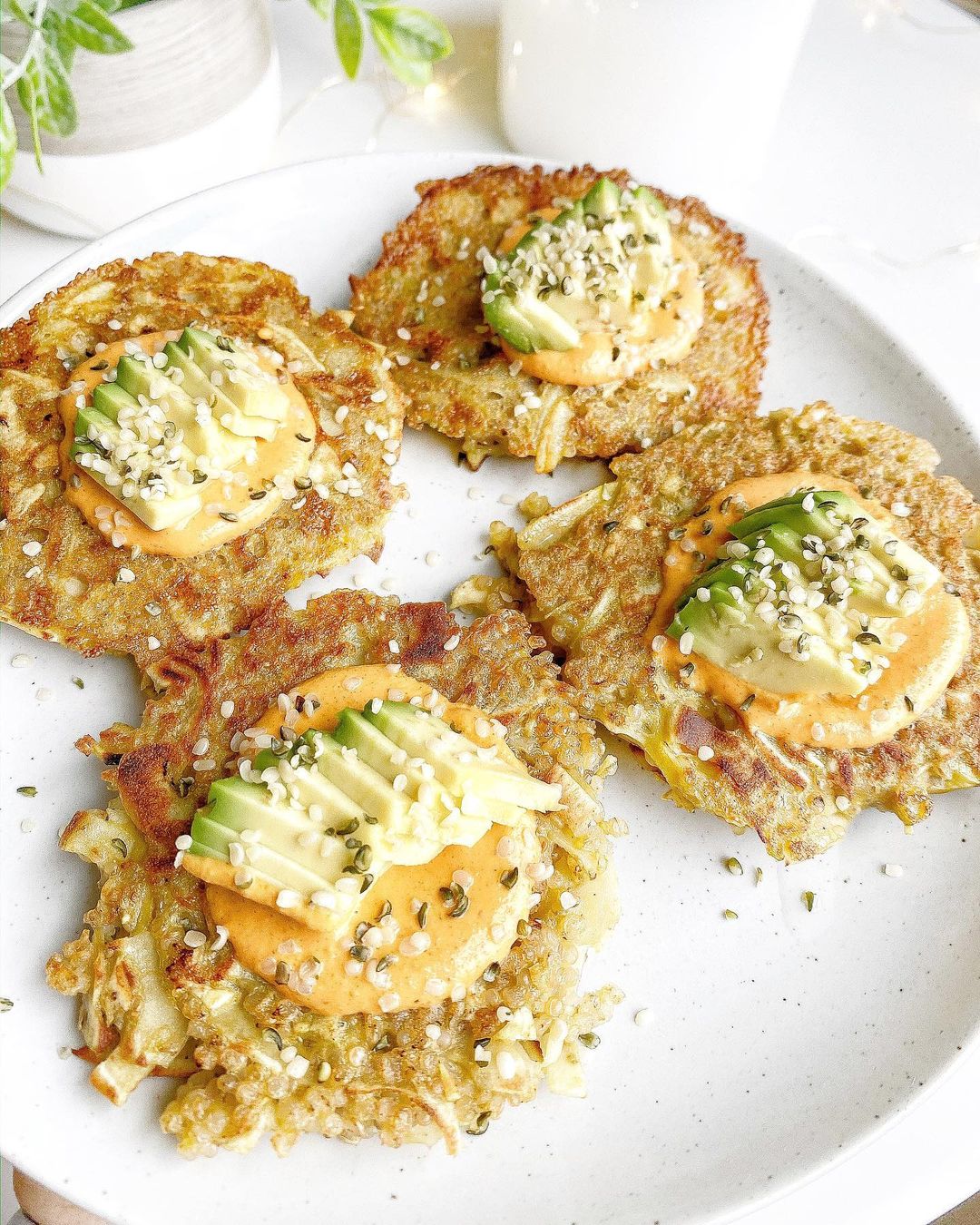 Sweet Potato Quinoa Hash Browns
