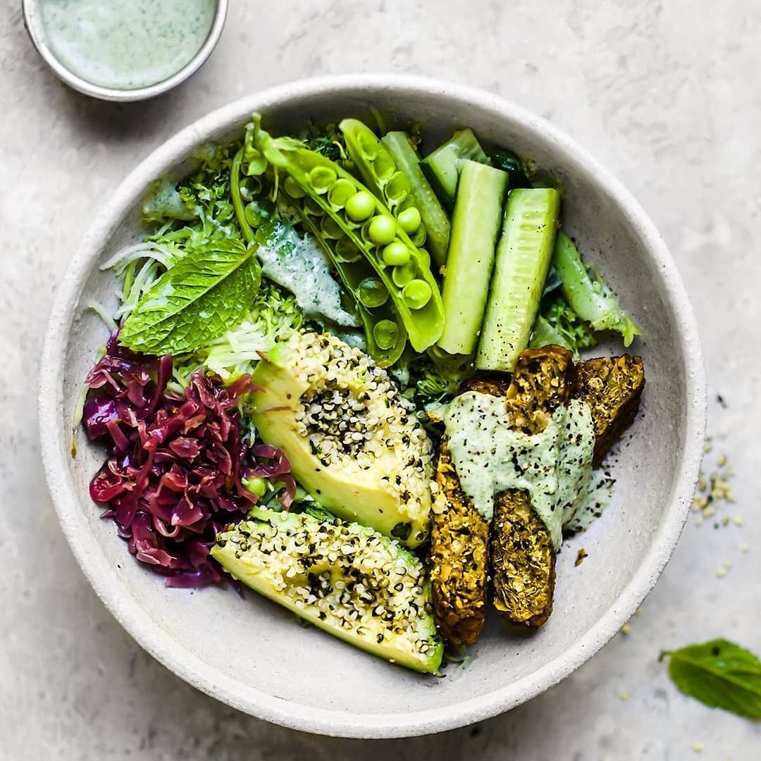 Summer Hemp Bowls with Veggies