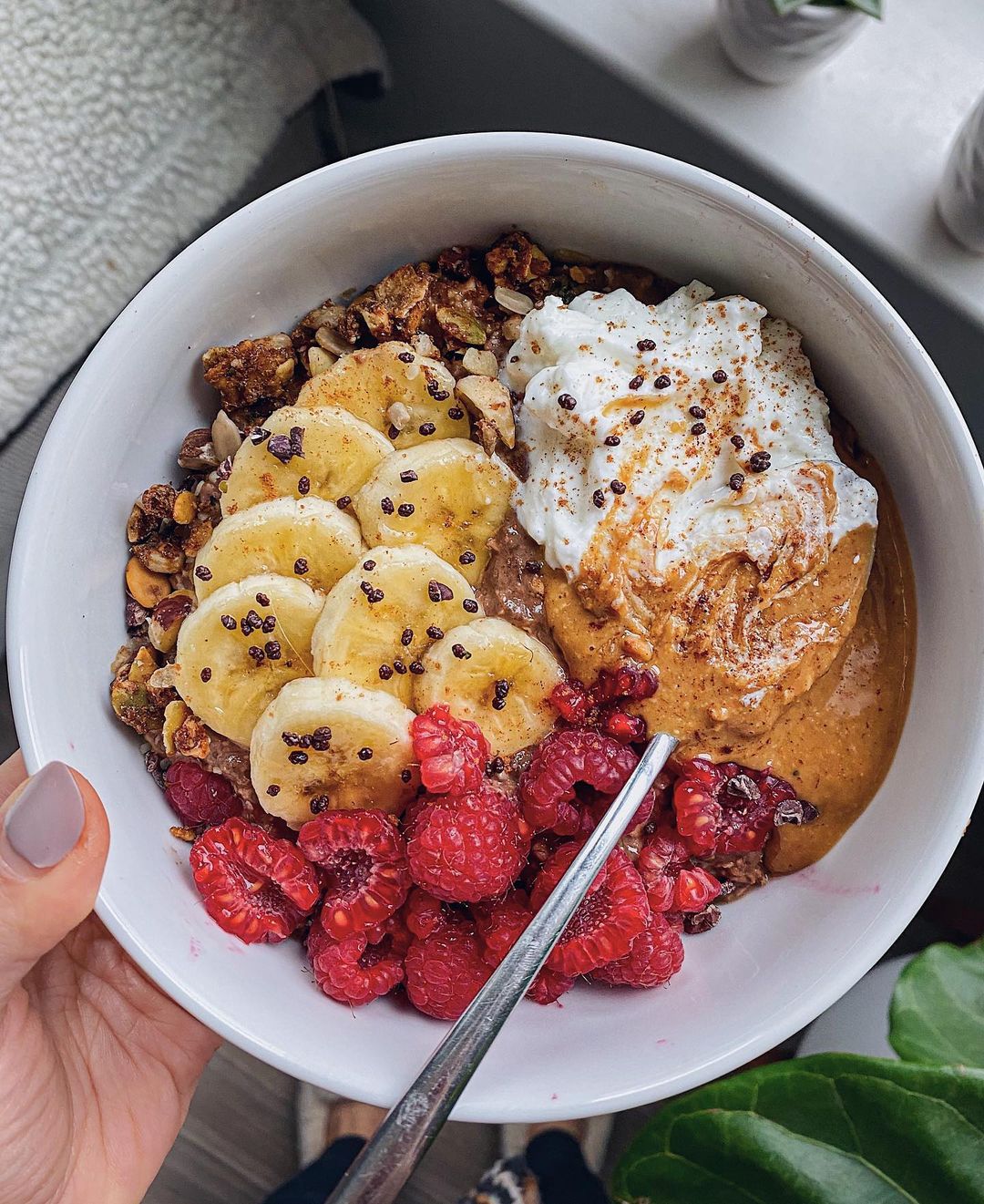 Salted Chocolate Almond Butter Overnight Oatmeal