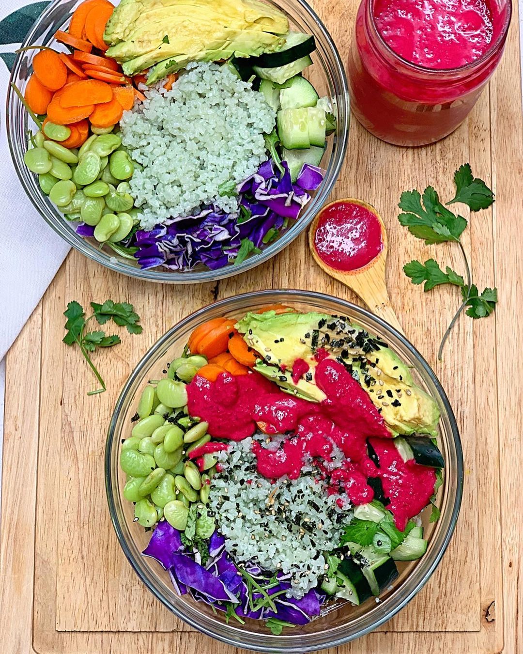 Beet Ginger Miso Salad Dressing