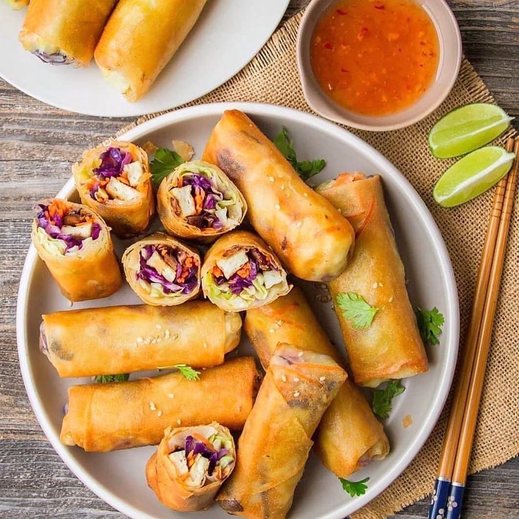Crispy Veggie Spring Rolls