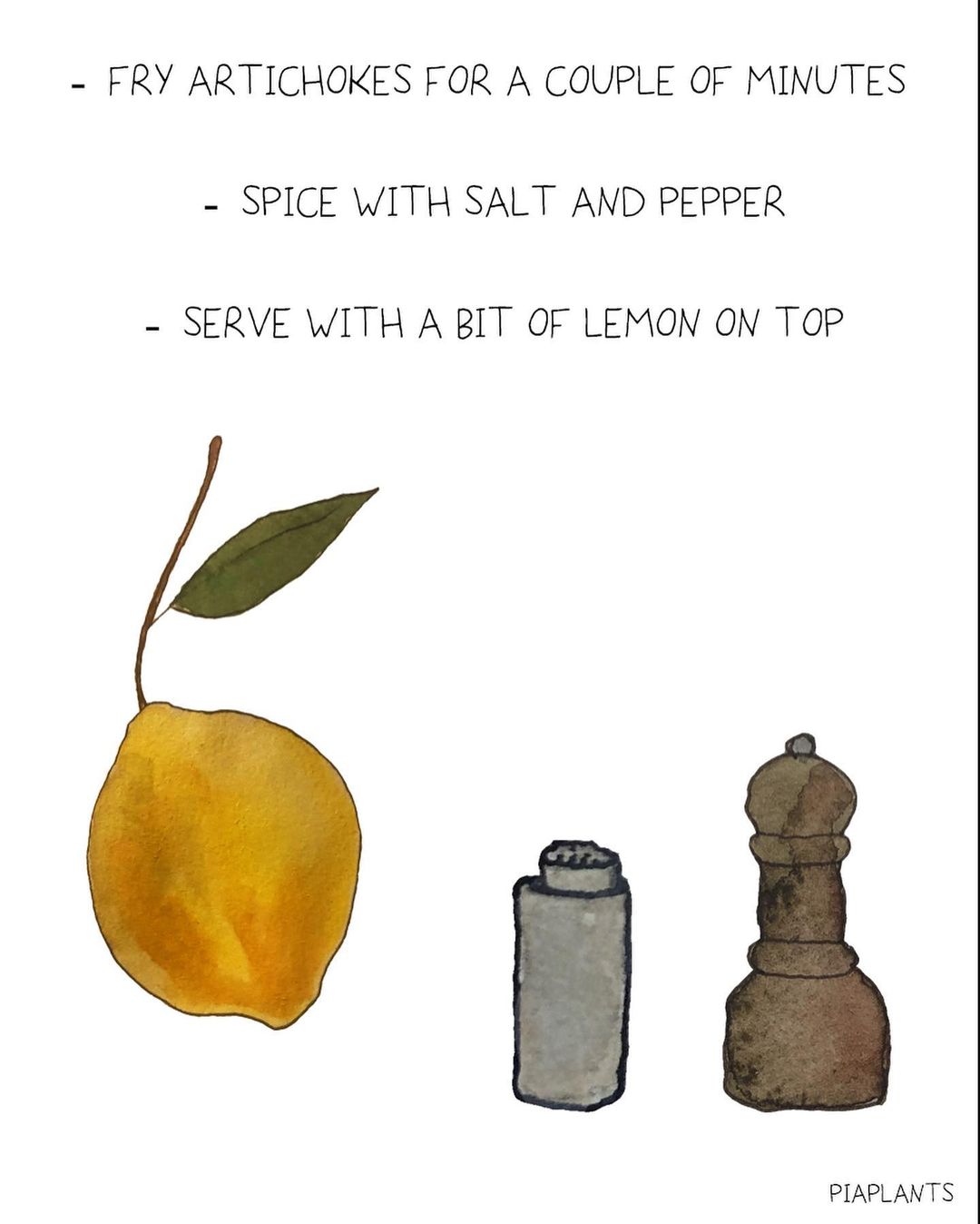Fried Artichoke Hearts with Lemon and Oil