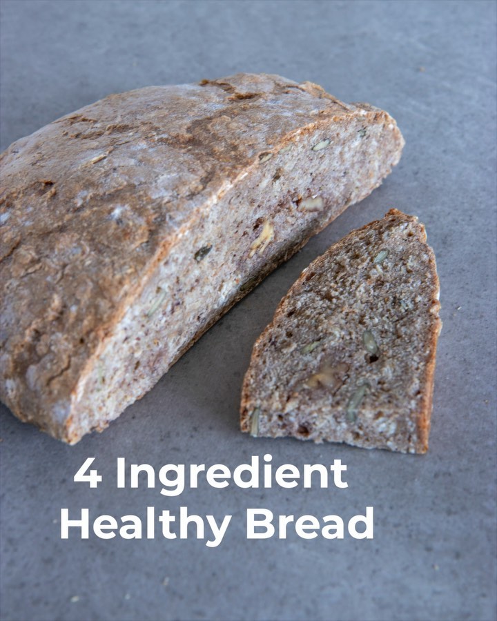 Four-Ingredient Healthy Vegan Bread