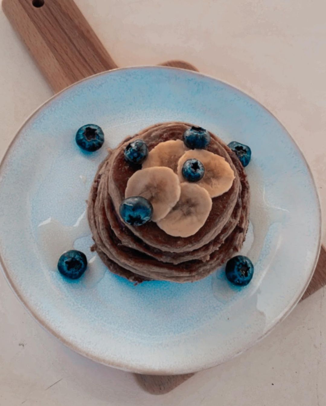Fluffy Vegan Protein Pancakes
