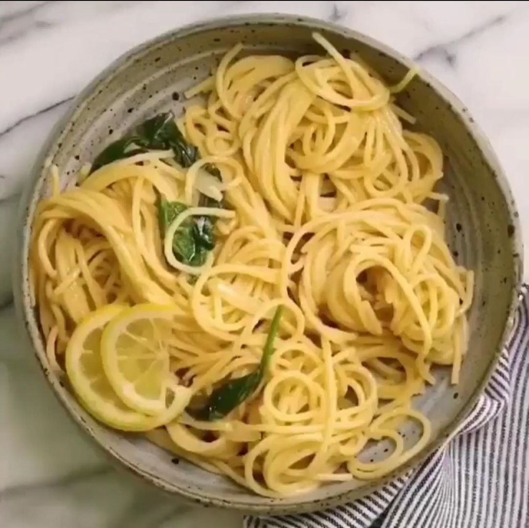 Creamy Lemon Garlic Pasta