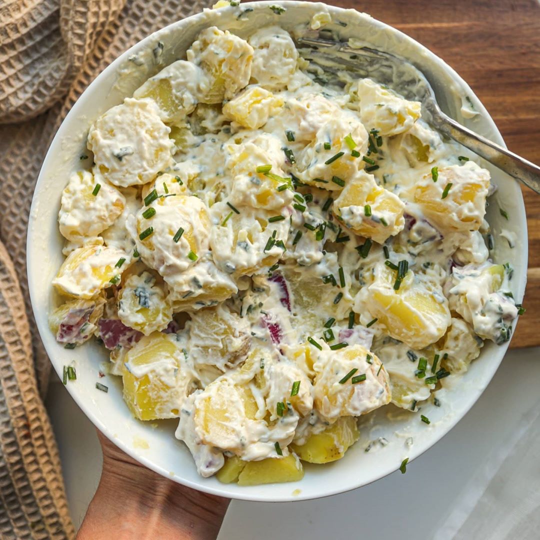 Vegan Potato Gratin with Cheese and Herbs