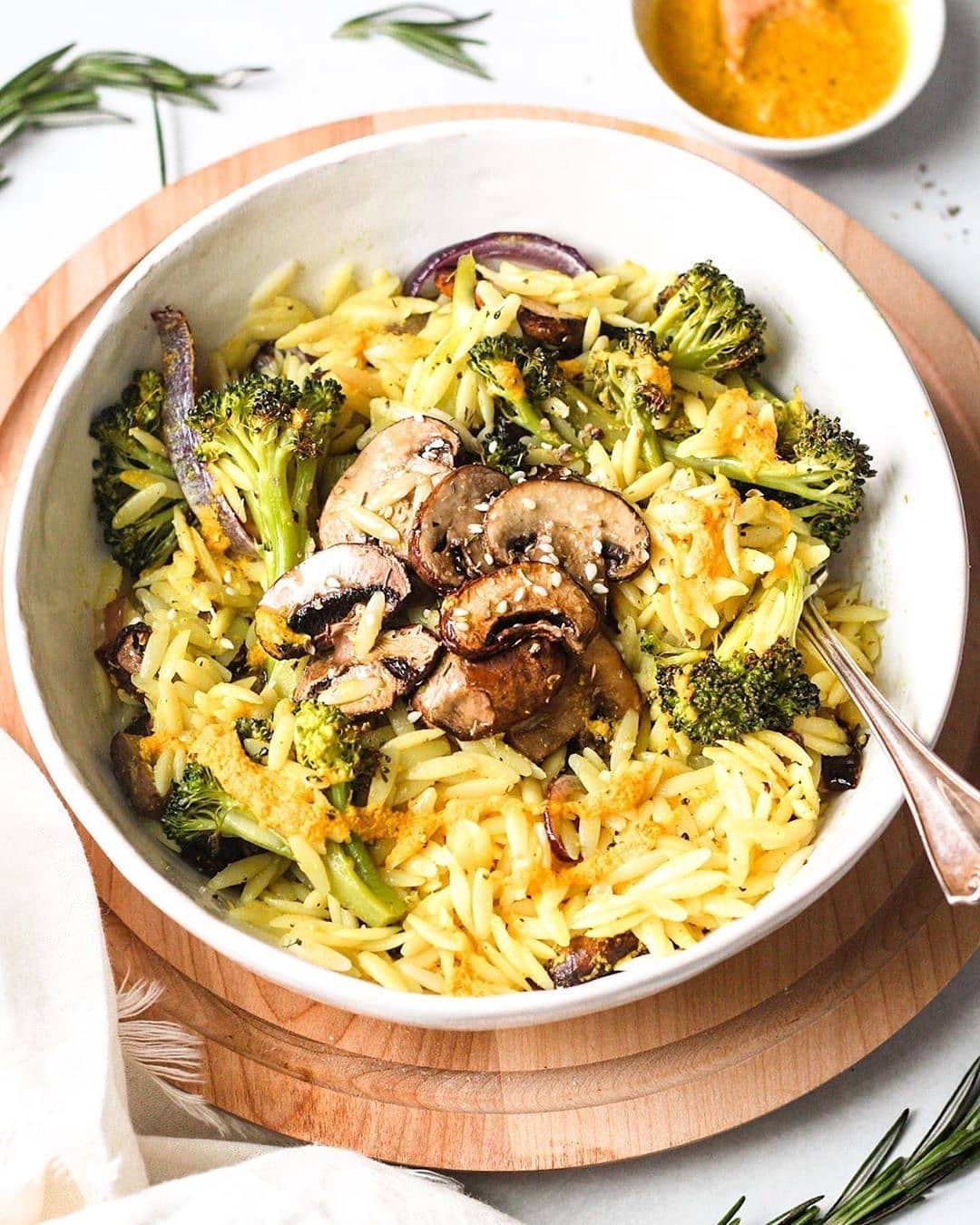 Turmeric Orzo Salad