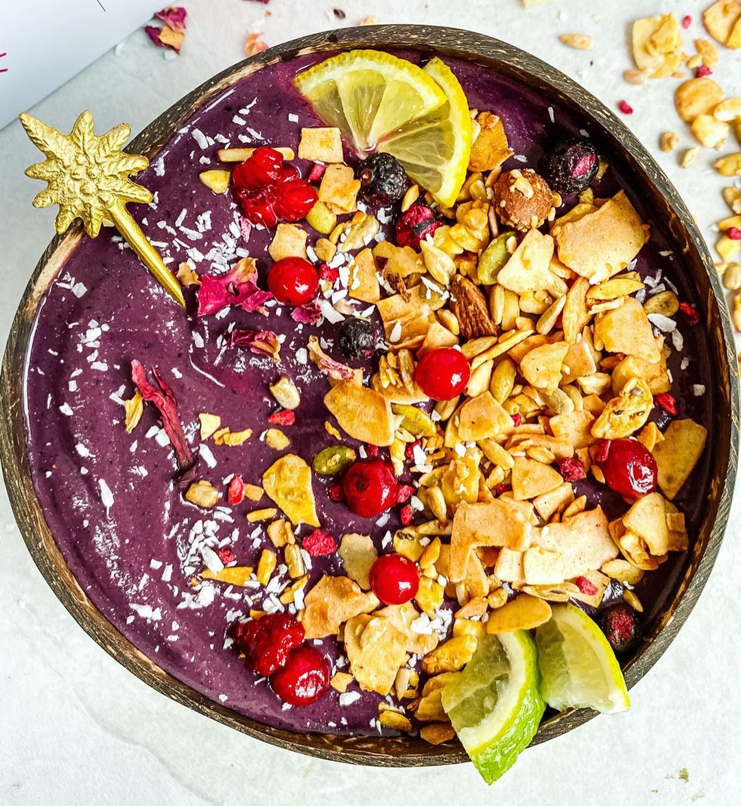 Vegan Berry Protein Smoothie Bowl