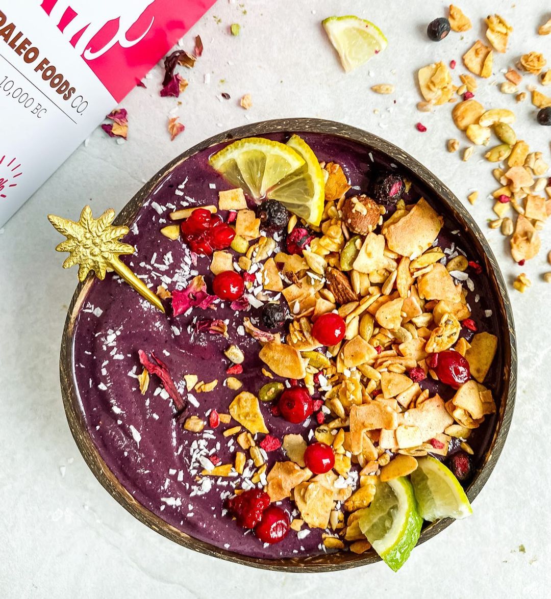Vegan Berry Protein Smoothie Bowl