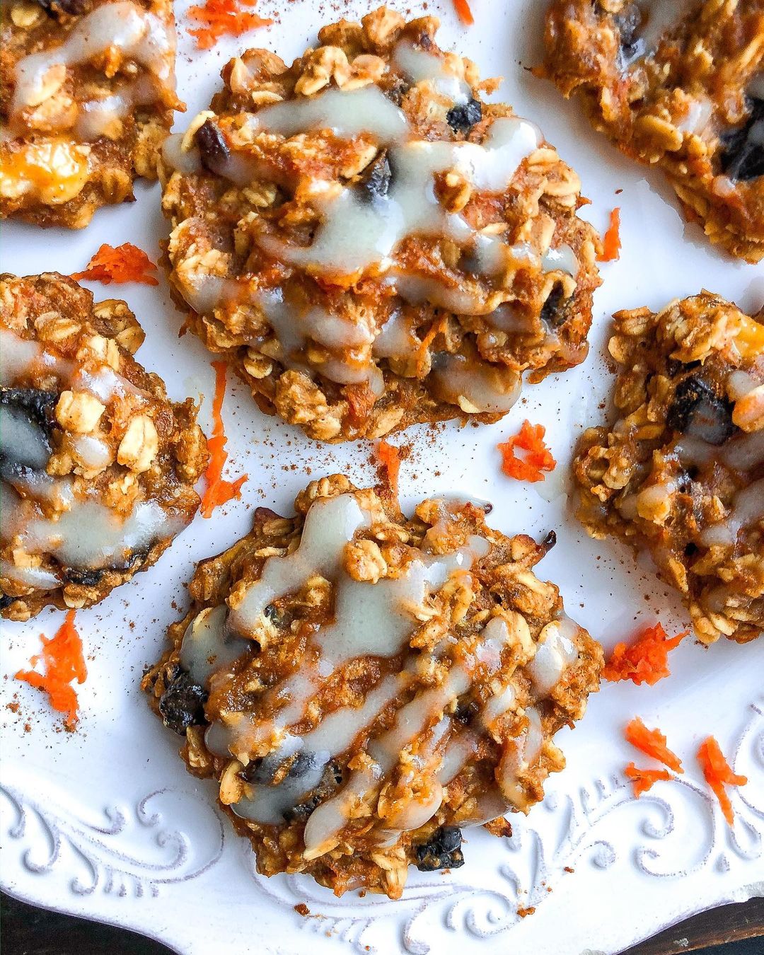 Carrot Cake Breakfast Cookies