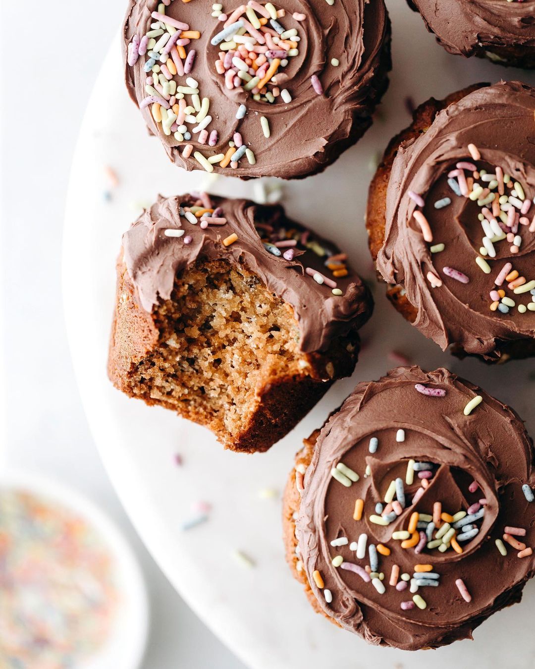 Vegan Gluten-Free Funfetti Cupcakes