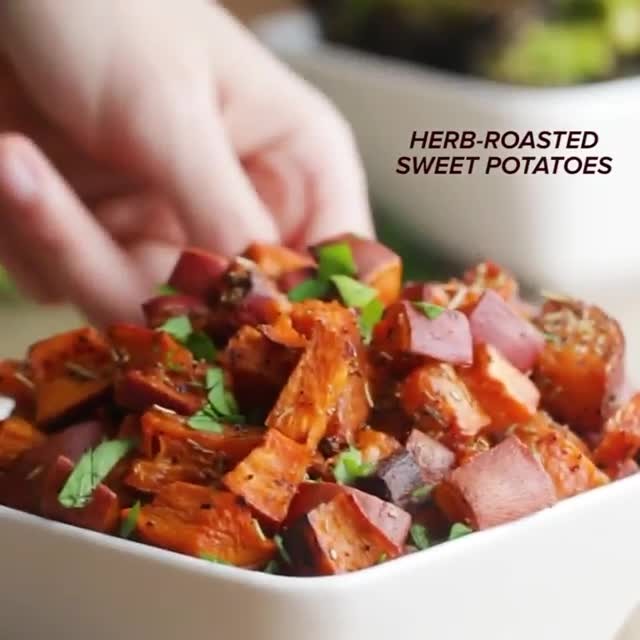 Rosemary Roasted Sweet Potatoes