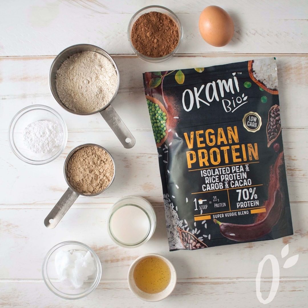 Vegan Cacao Protein Waffles