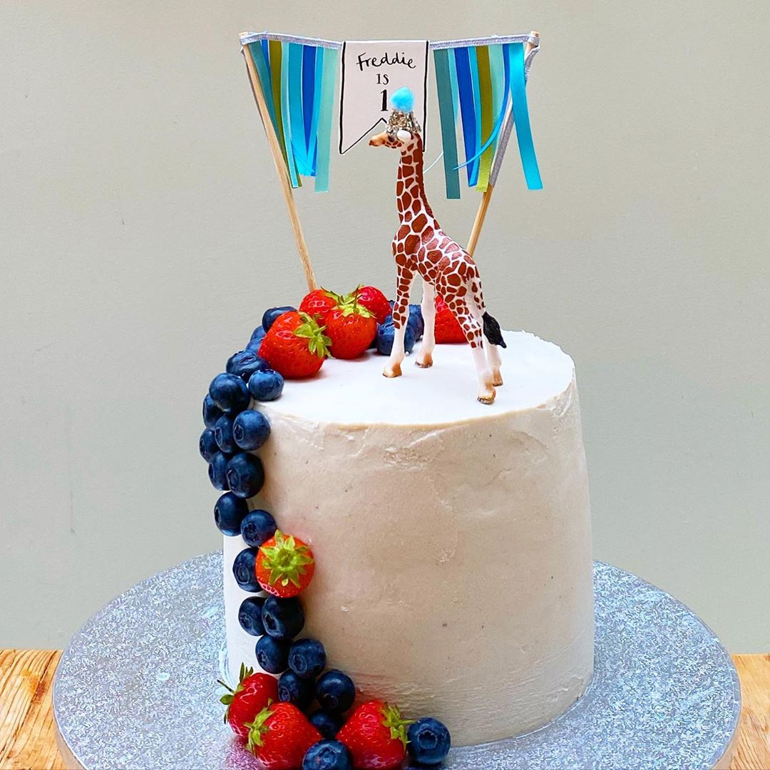 Freddie's Refined Sugar-Free Gluten-Free Vegan Birthday Cake