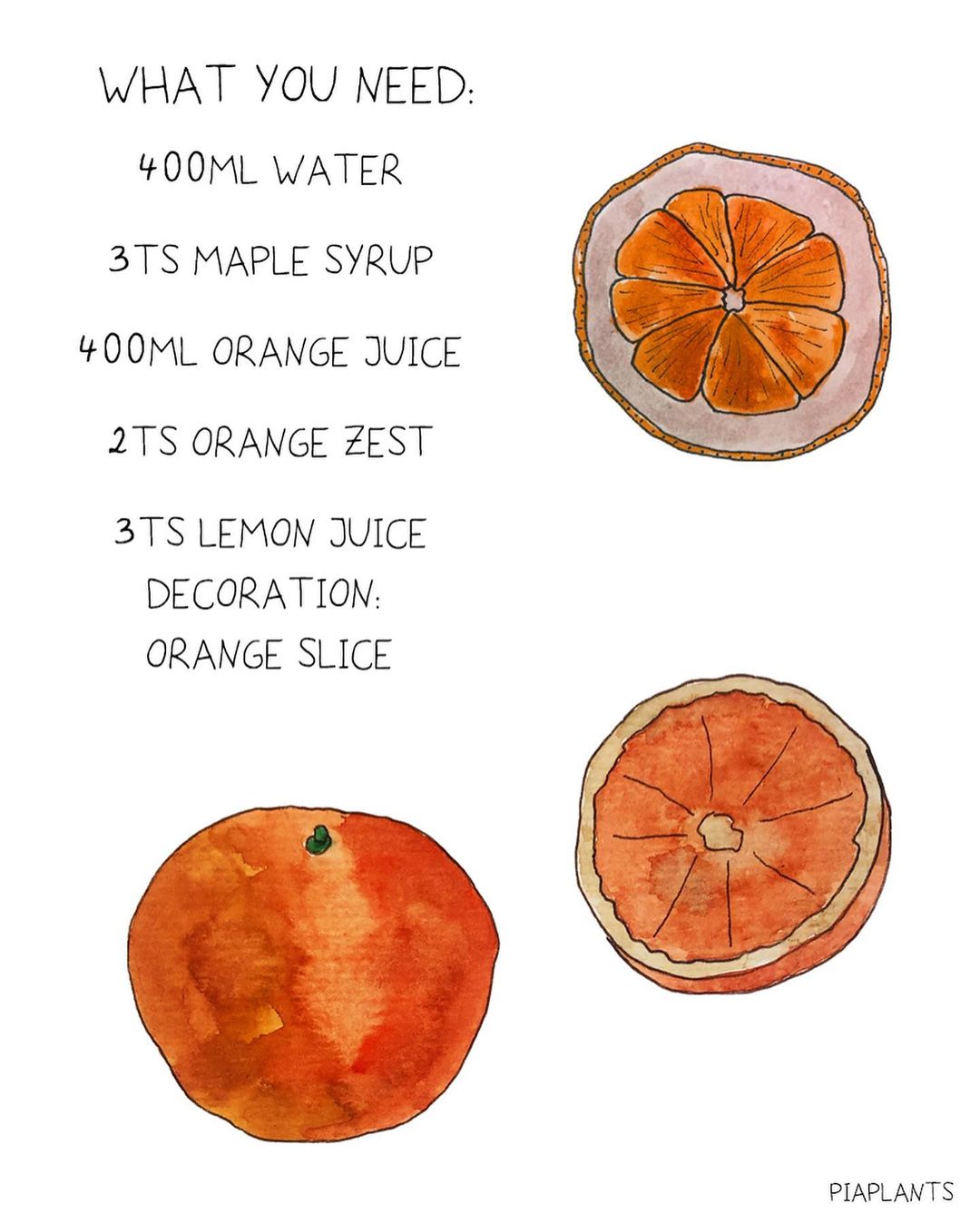 Warm Orange Juice Drink for Winter Boost