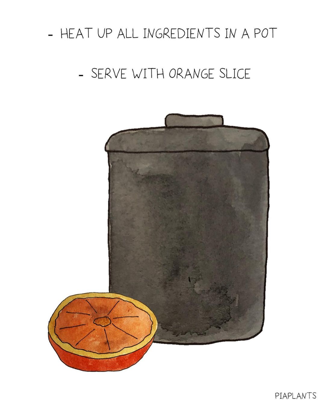 Warm Orange Juice Drink for Winter Boost