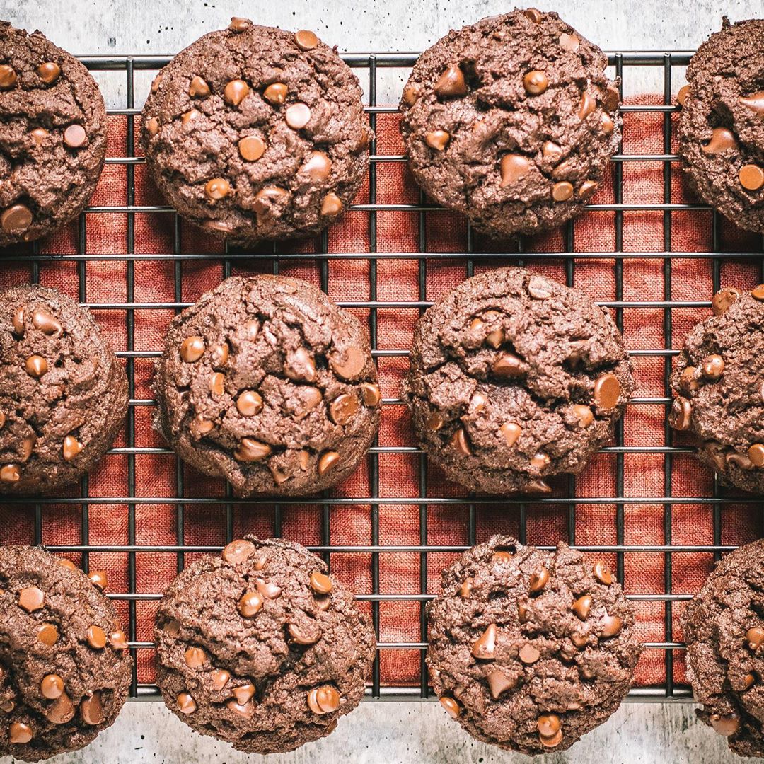 Vegan Brookies Brownie Cookies Baking Treat