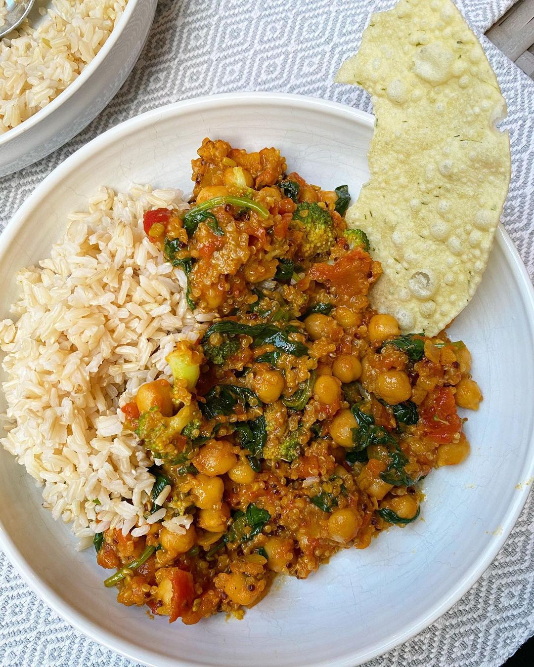 Quick Store Cupboard Masala Chickpeas