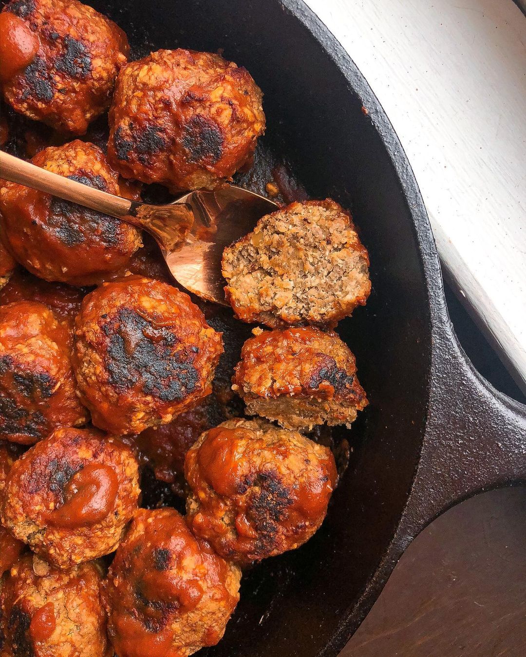 BBQ Quinoa and Lentil Meatballs
