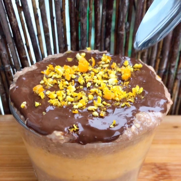 Chocolate Orange Overnight Oats