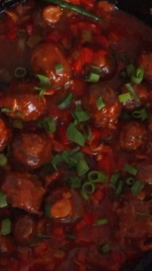 Crispy Vegan Mushrooms in Chilli Sauce