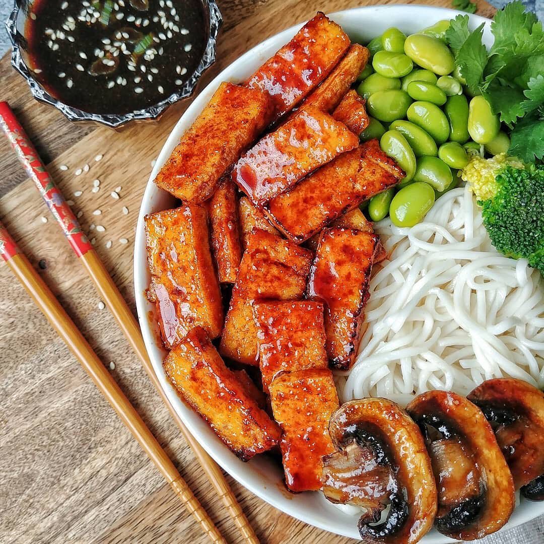 Easy Bbq Tofu Bowl