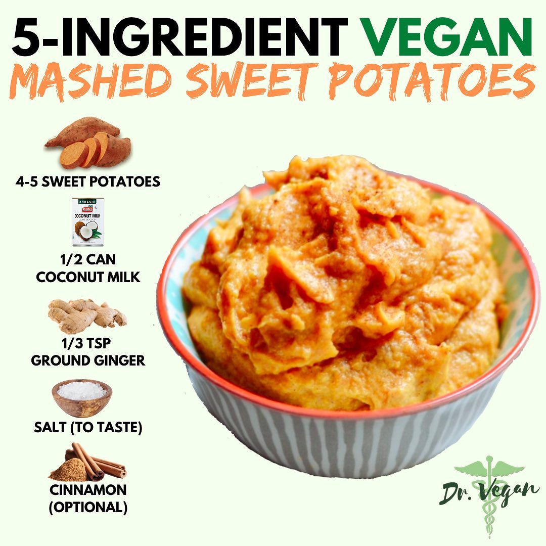 Mashed Sweet Potatoes with Coconut