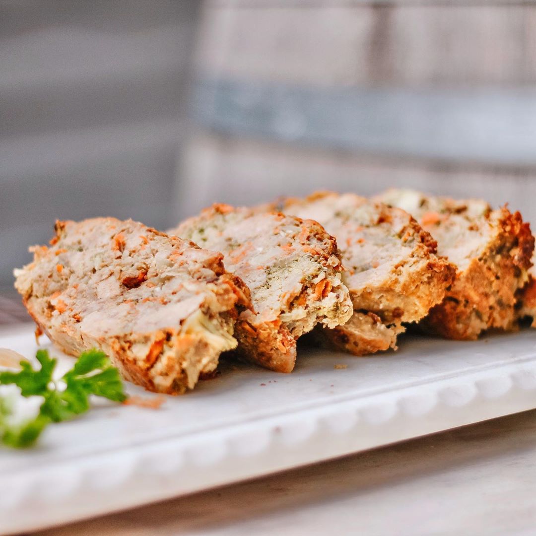 Less Meat Meatloaf with Extra Veggies