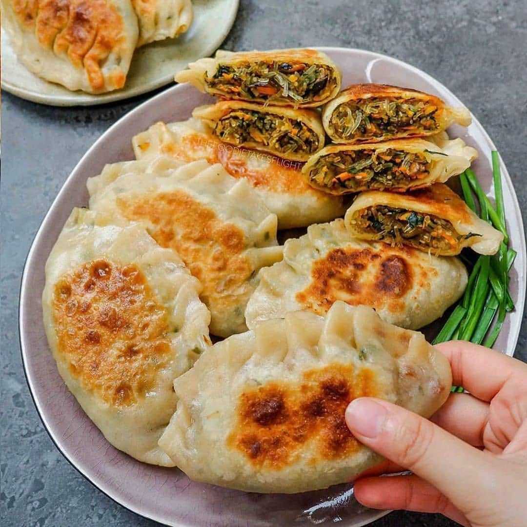 Vegan Chinese Chive Pies