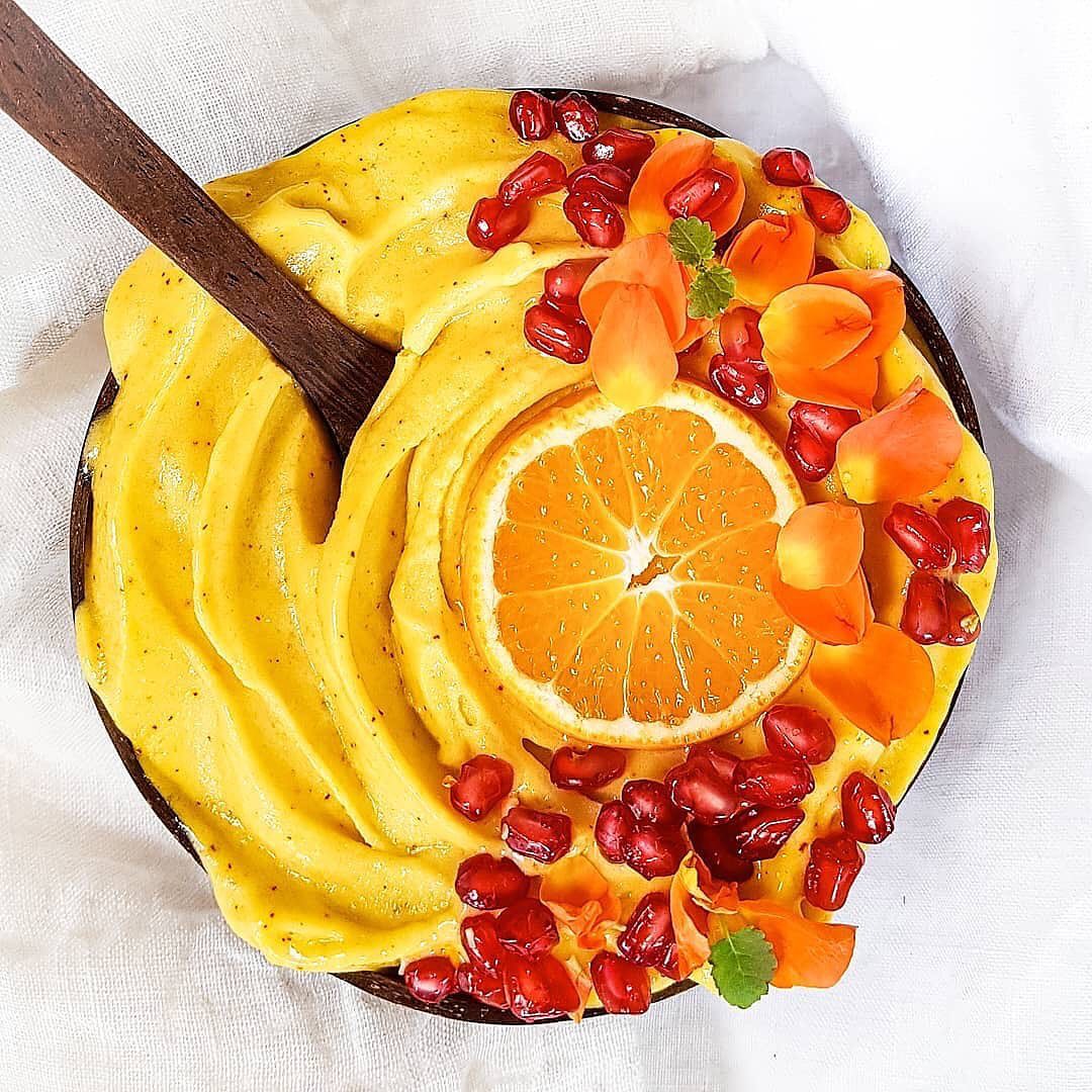 Saffron Nice Cream Bowl