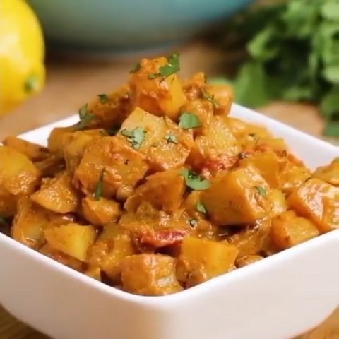 Easy Peasy Potato Curry by Tasty Vegetarian