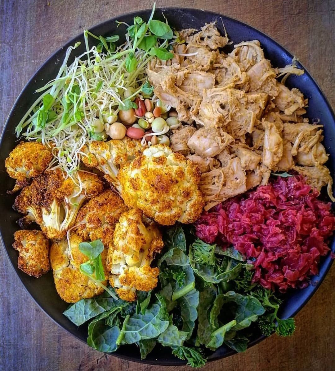 Oil-Free Spicy Roasted Cauliflower