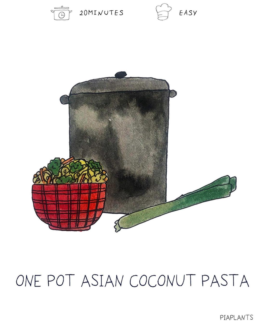 Creamy One Pot Pasta with Coconut Milk