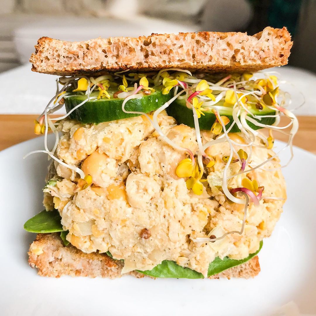 Chickpea Tuna Sandwich