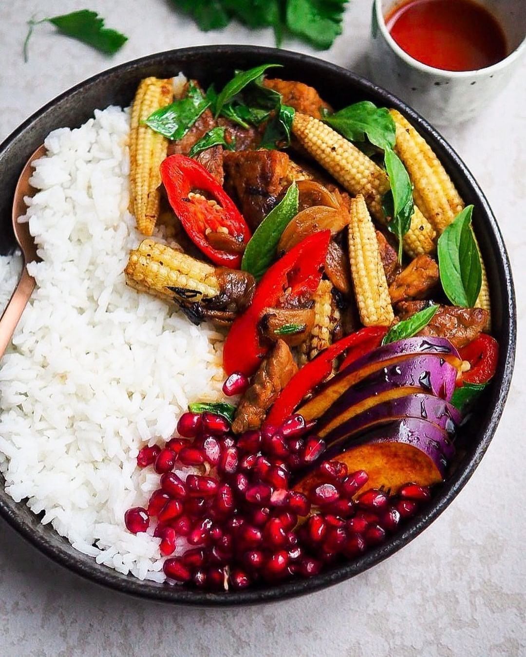 Thai Basil Tempeh Bowl