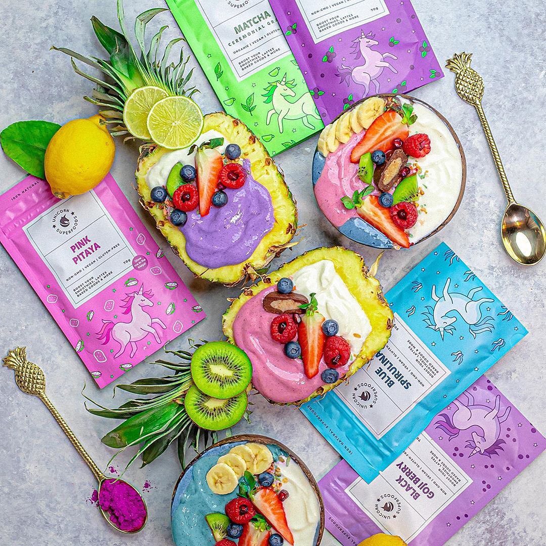 Rainbow Superfood Breakfast Spread Delight