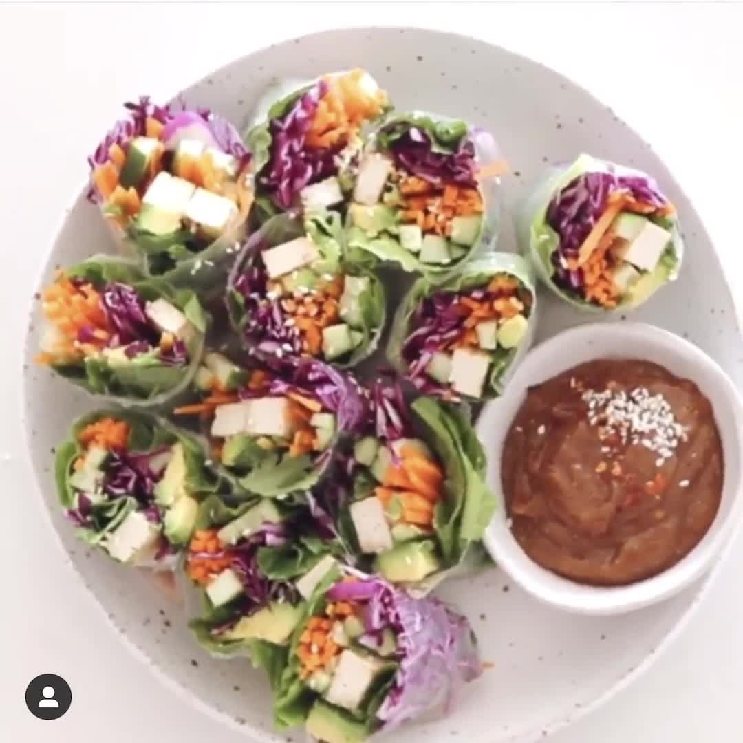 Summer Tofu Rolls