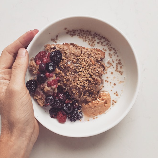 Baked Oatmeal with Bananas