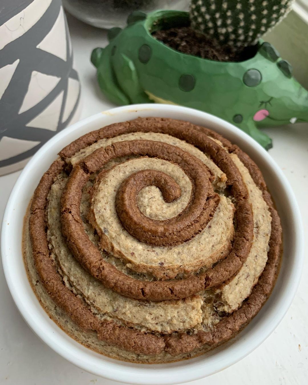 Cinnamon Roll Style Baked Oats