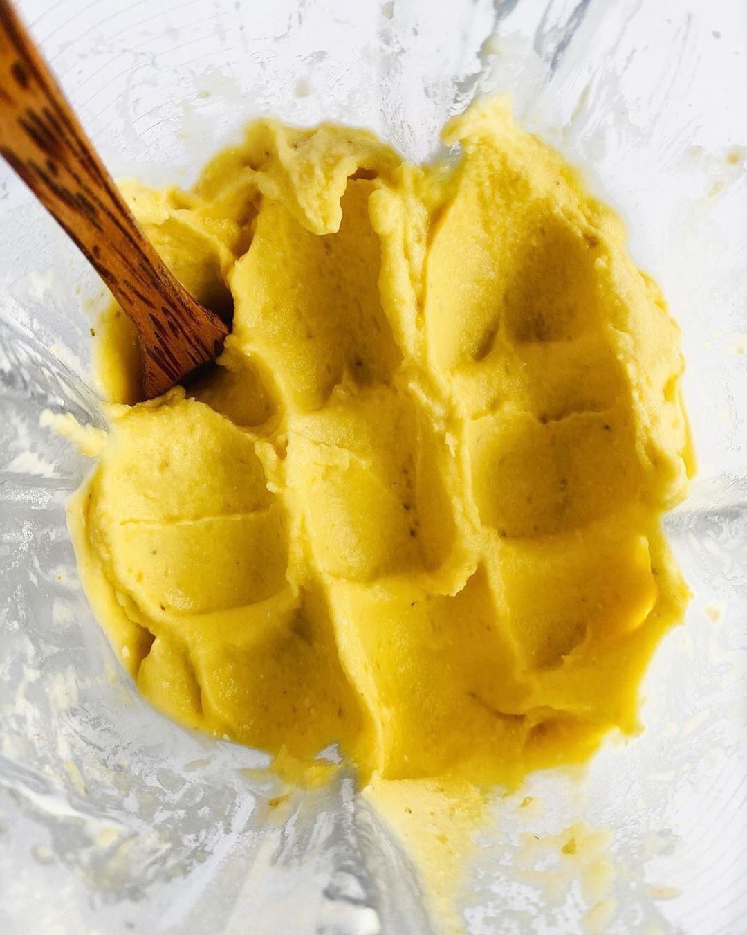 Homemade Pina Colada Smoothie with Coconut and Pineapple