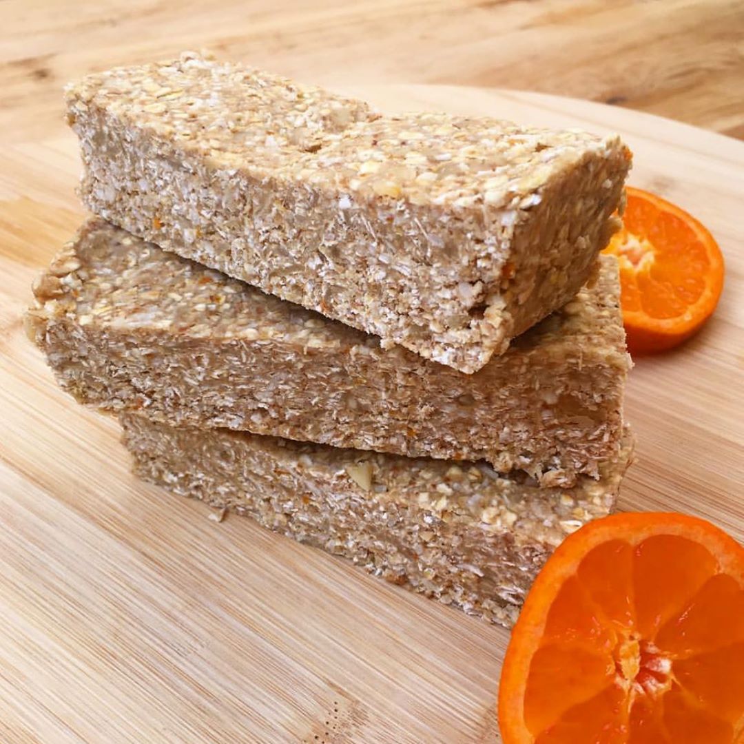 Orange Oat and Date No-Bake Bars